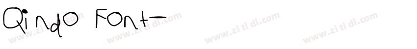 Qindo Font字体转换